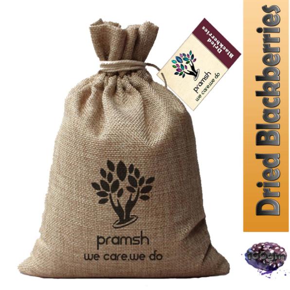 Pramsh Luxurious Quality Dried Blackberries (Unsulphured | No Added Sugar