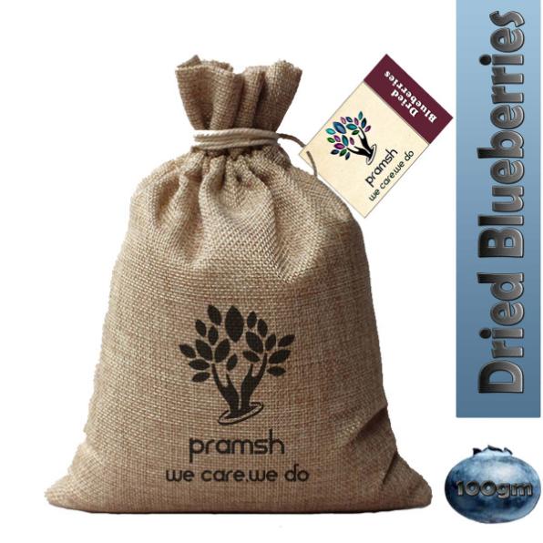 Pramsh Luxurious Quality Dried Blueberries (Unsulphured | No Added Sugar