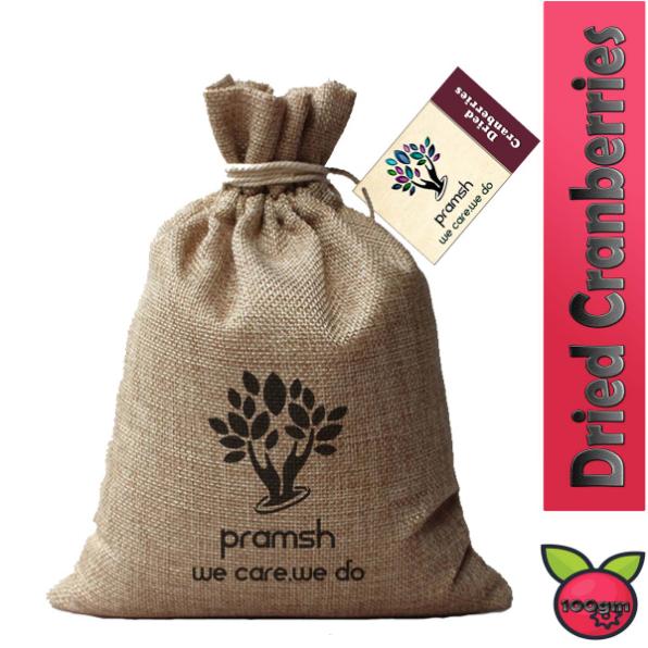 Pramsh Luxurious Quality Dried Cranberries (Unsulphured | No Added Sugar