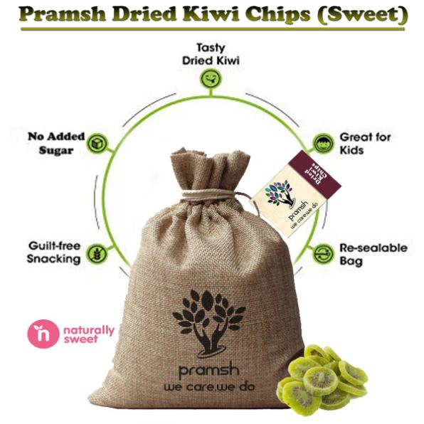Pramsh Luxurious Quality Dried Kiwi (Unsulphured | Naturally Dehydrated)