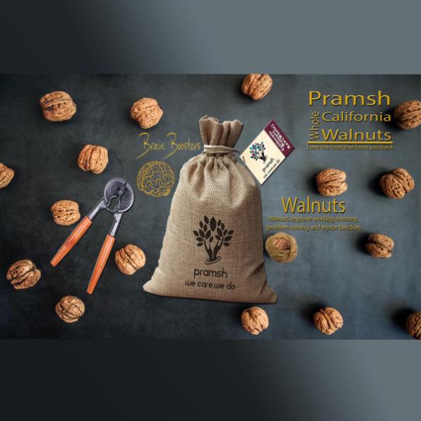 Pramsh Luxurious Quality California Walnut Whole (Akhrot Raw)