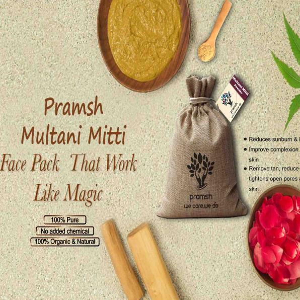 Pramsh Luxurious Multani Mitti Powder Pack Of