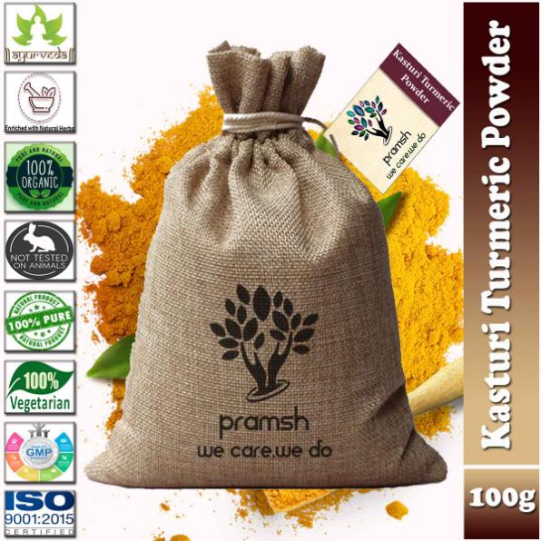 Pramsh Luxurious Kasturi Turmeric (Haldi) Powder Pack Of